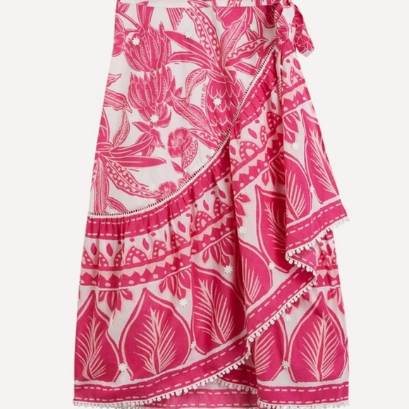 FARM RIO WRAP SKIRT - Picture 1 of 2